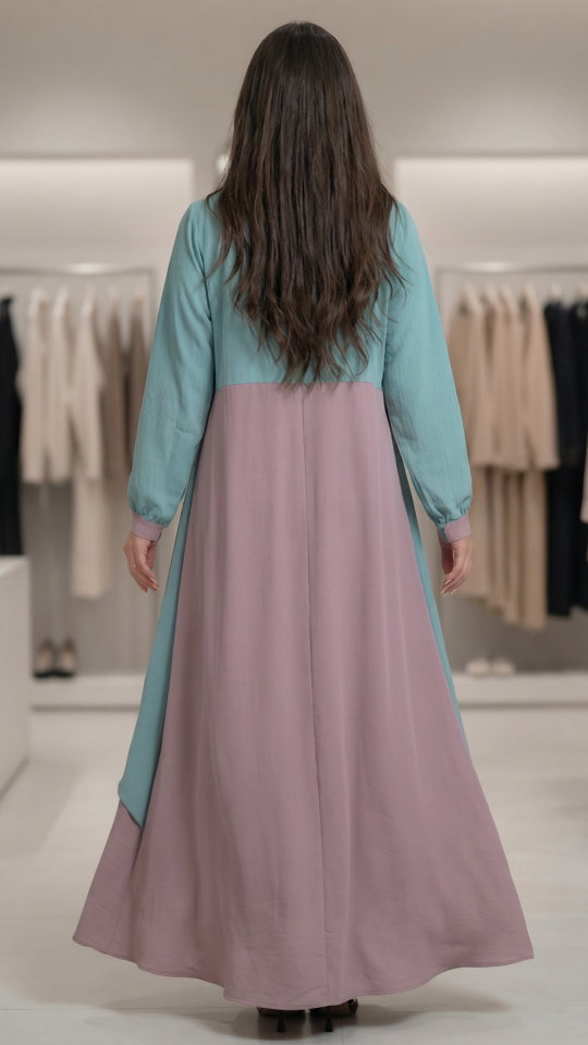 Stylish Marhaba Layered Stylish Abaya 