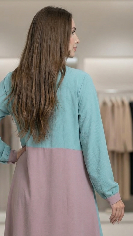 Stylish Marhaba Layered Stylish Abaya 