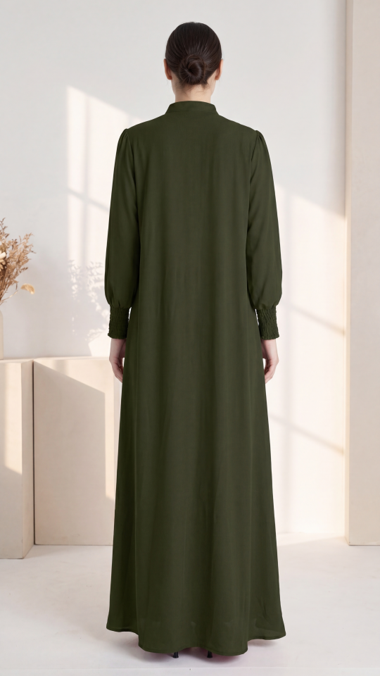 Wholesale Olive Magnificent Nayla Abaya