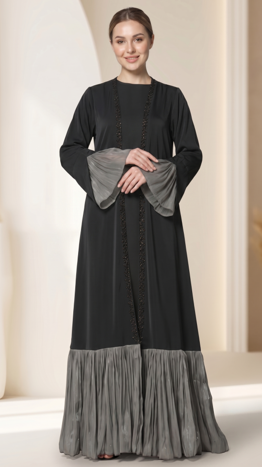 Bulk Graceful Shrug Abaya with Beautiful Handcrafted Design