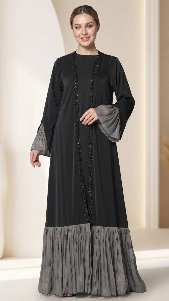 Bulk Graceful Shrug Abaya with Beautiful Handcrafted Design
