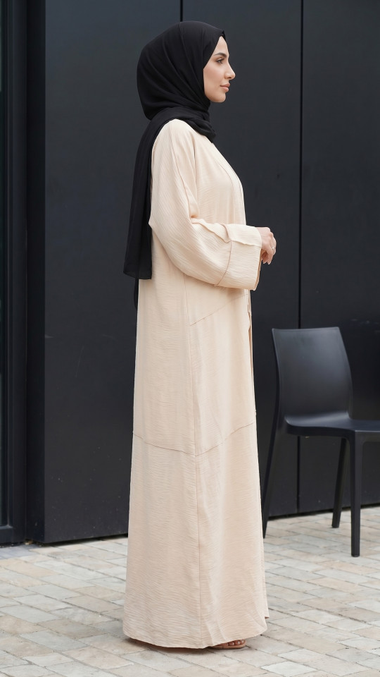 Wholesale CEY Modest Dress With a Shrug In Cream