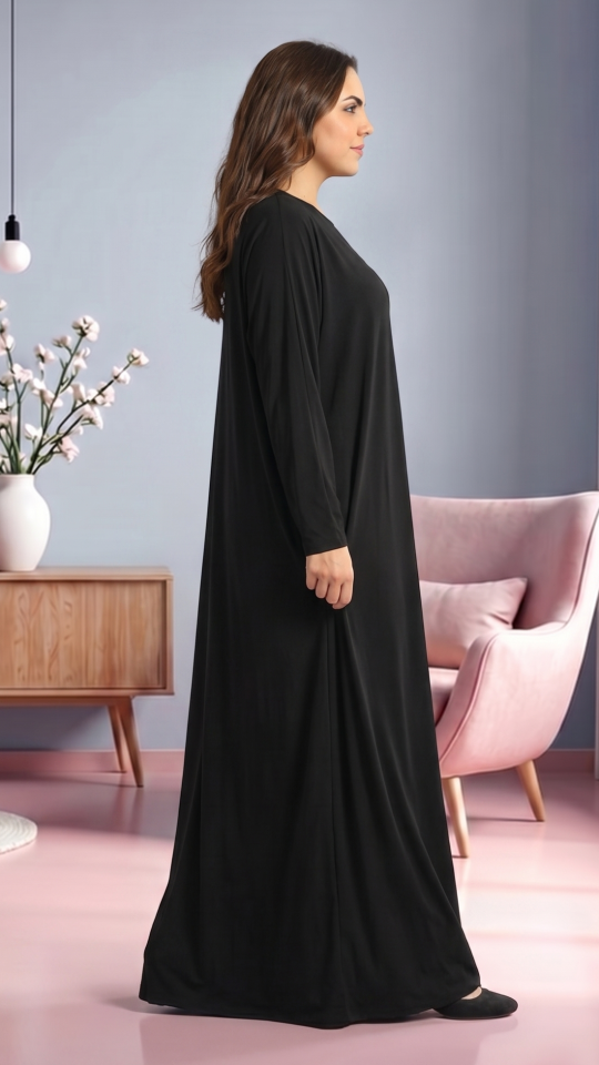 Wholesale Floral Printed Jilbab With Inner Dress And Attached Niqab