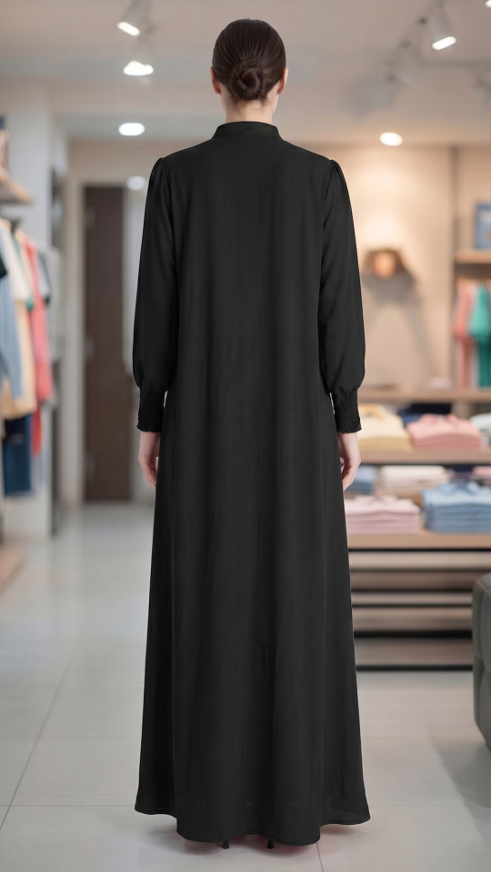 Wholesale Black Magnificent Nayla Abaya 