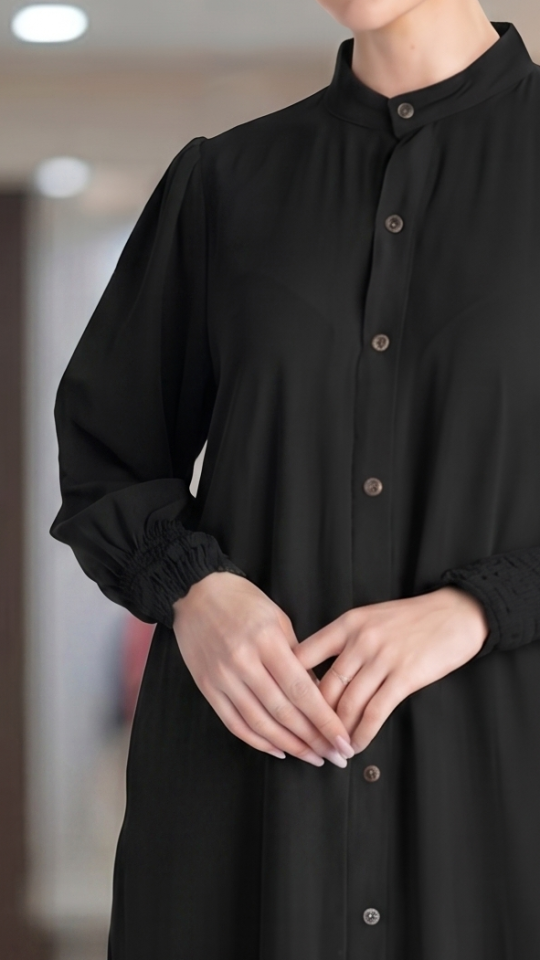 Wholesale Black Magnificent Nayla Abaya 