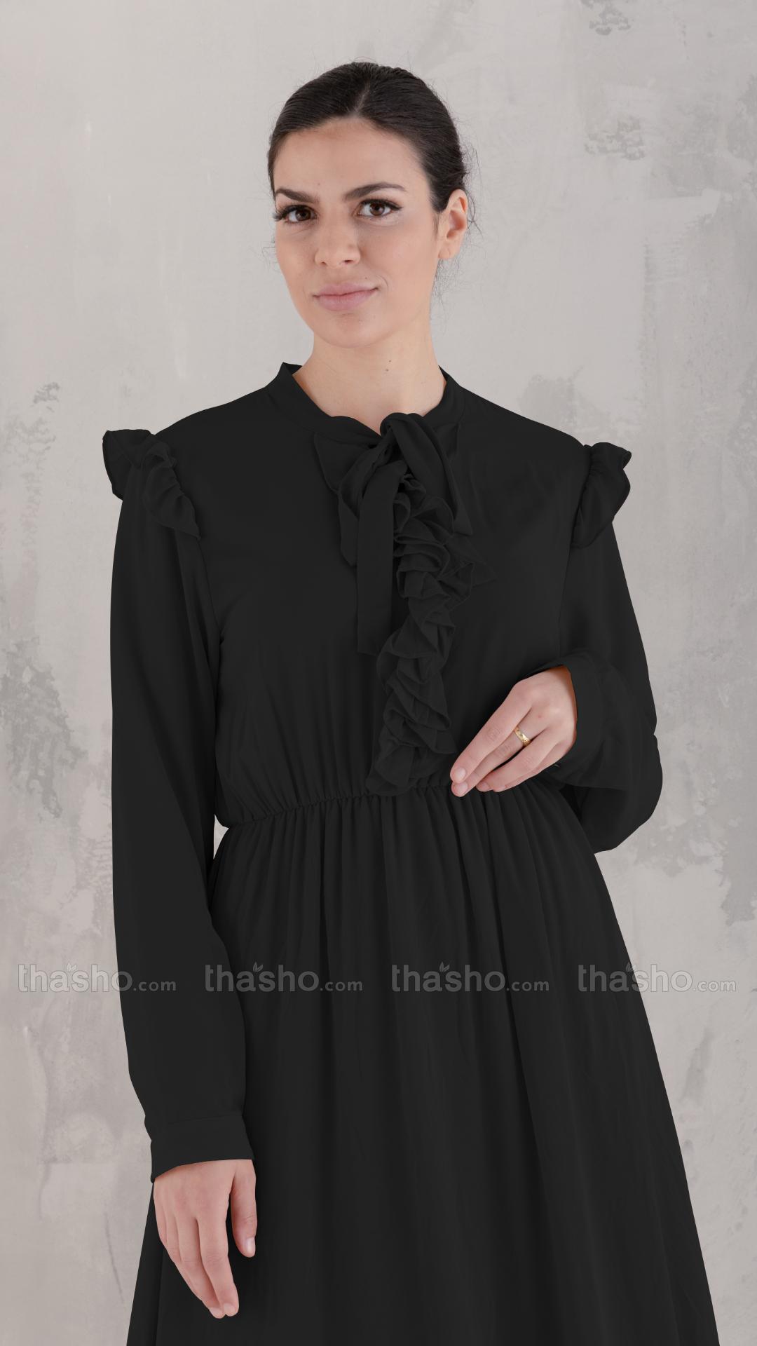 Modest Dress in Black 