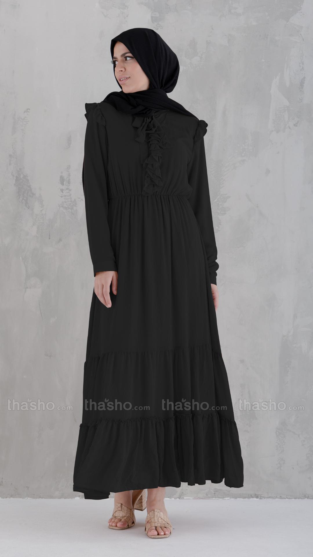 Modest Dress in Black 