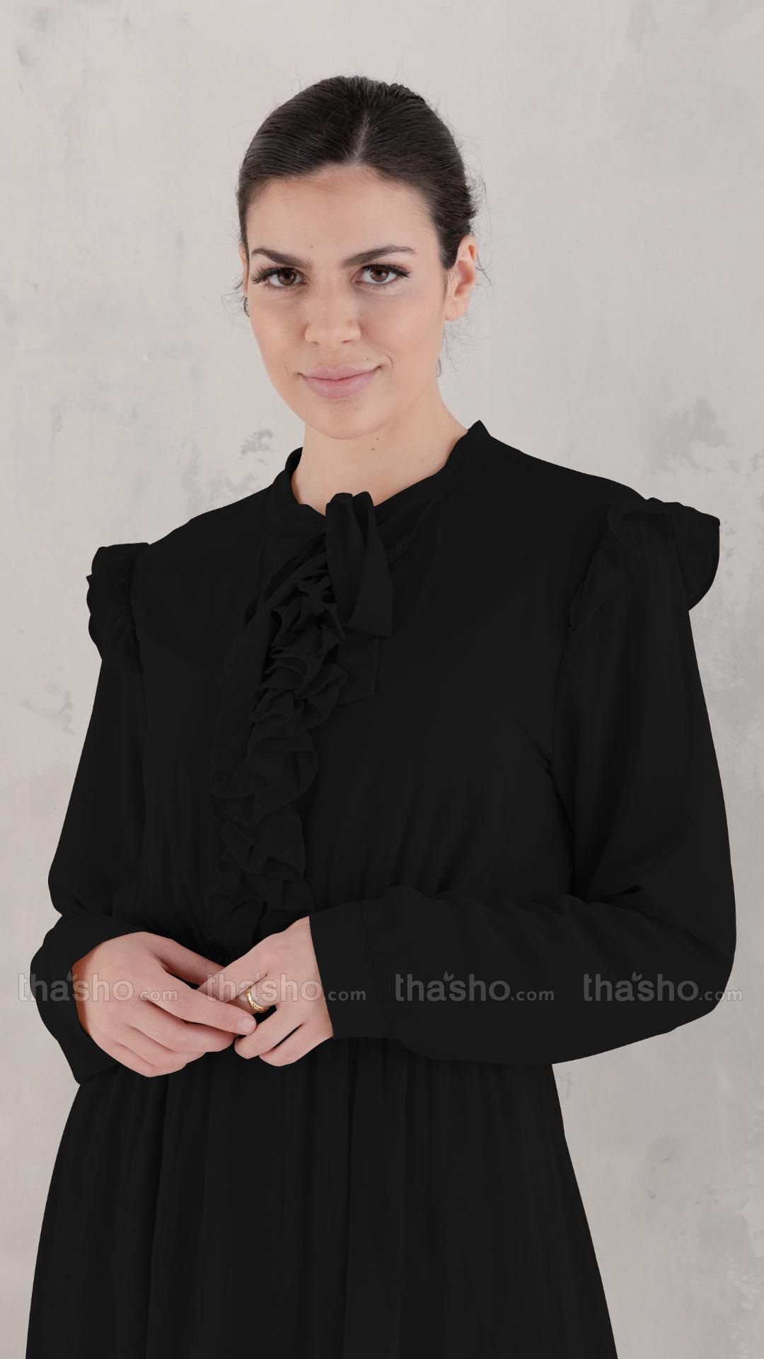 Modest Dress in Black 
